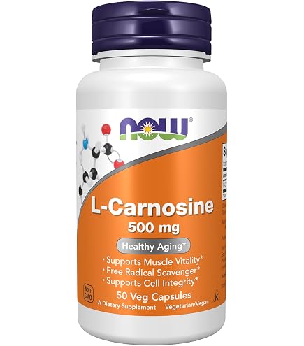 Amazon.com: NOW Foods L-Carnosine 500mg 100 VegiCaps (Pack of 2